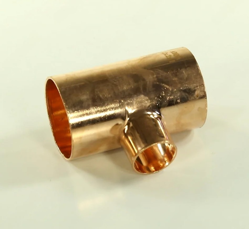 Тройник D-54,0мм 2 1/8 дюйм x 1 1/8 дюйм x 2 1/8 дюйм