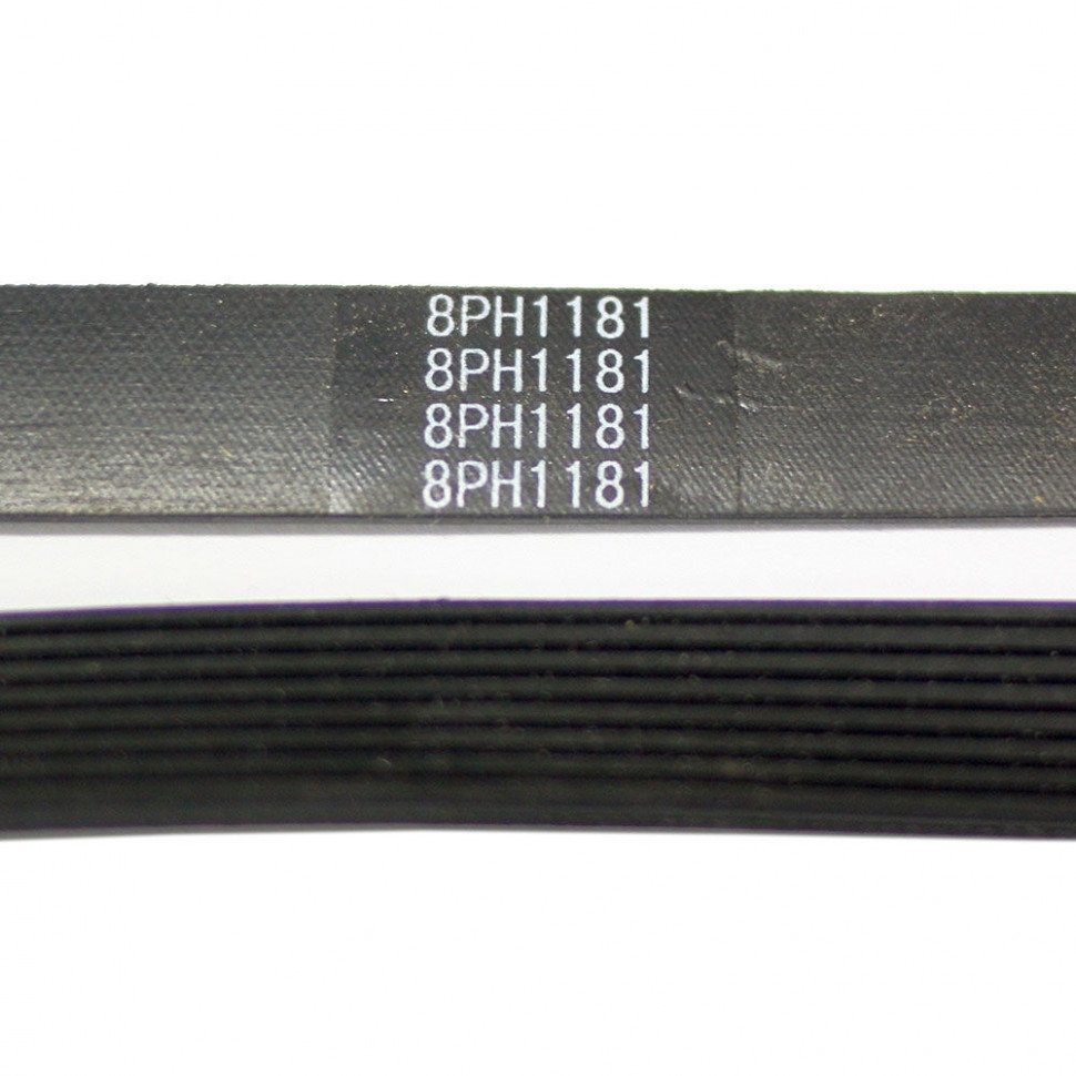 Ремень 1181H8 стиральной машины Ariston, Indesit, черный C00066521