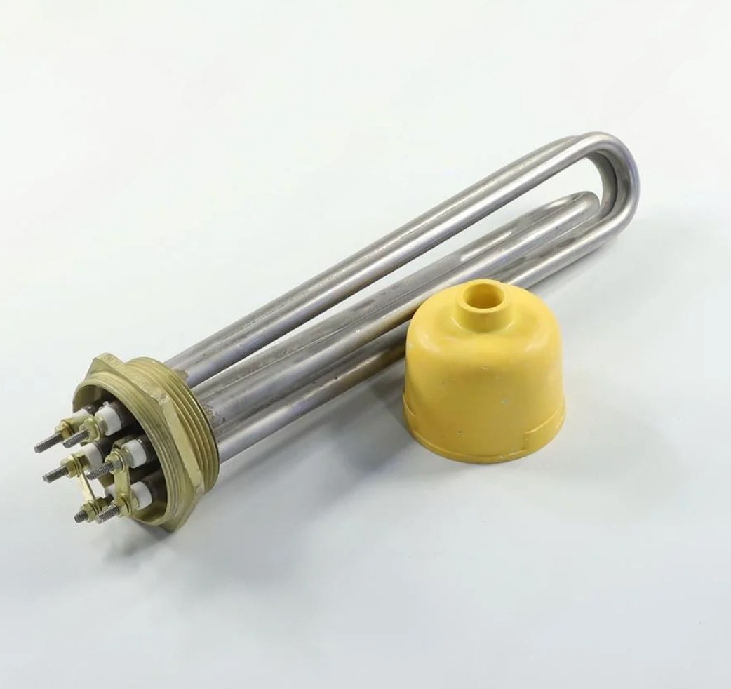 ТЭН водонагревателя 6000W 220V Ø57мм L275мм прямой нержавейка VN095