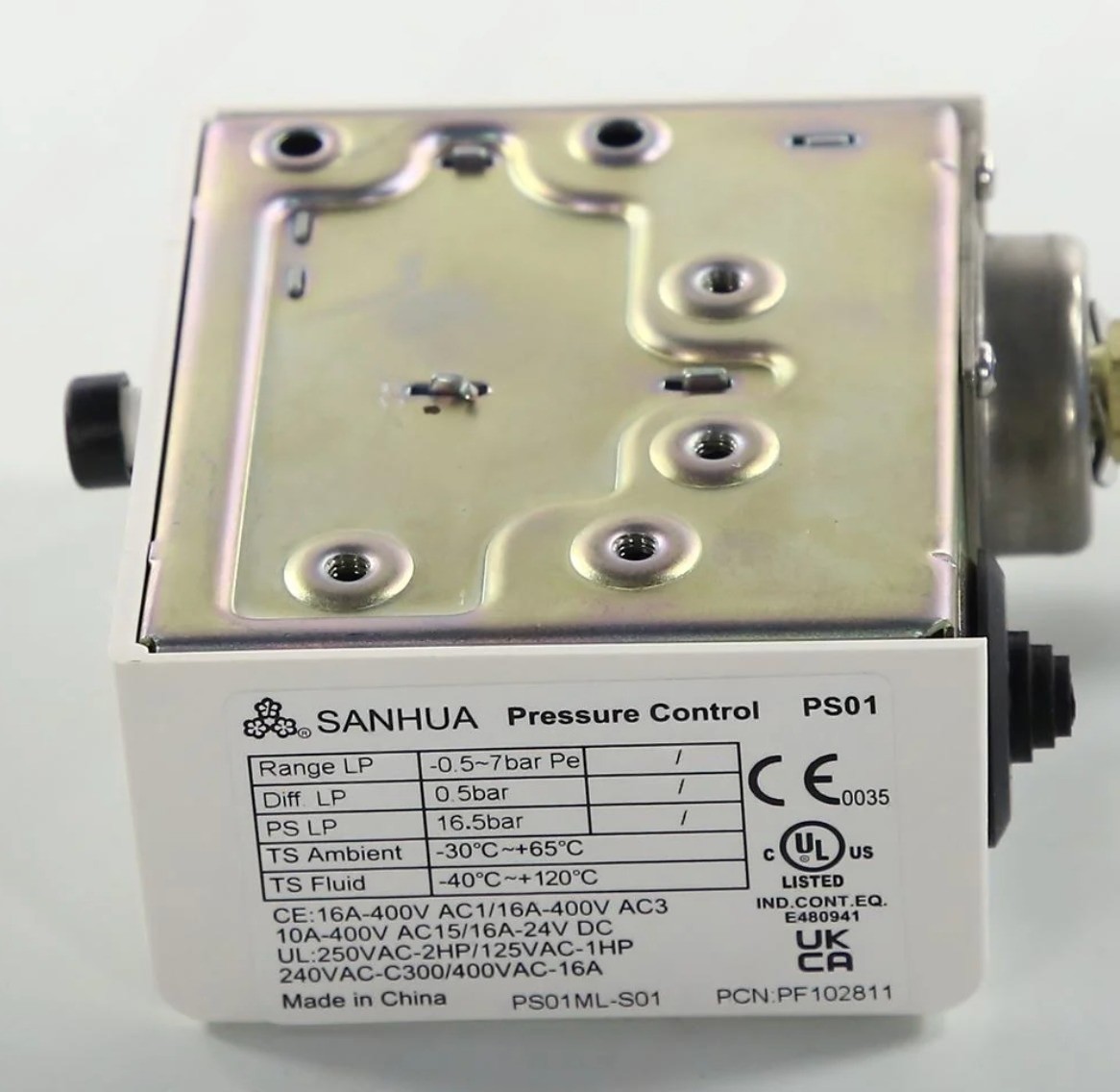 Реле давления Sanhua PS01 высокого давления ручное PS01ML-S01