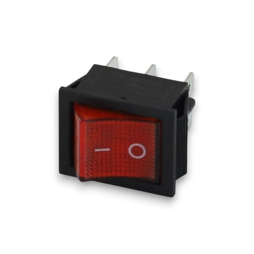 Универсальная кнопка 6 контактов, 16A, красная T85 для холодильников, 8308 SWT711UN