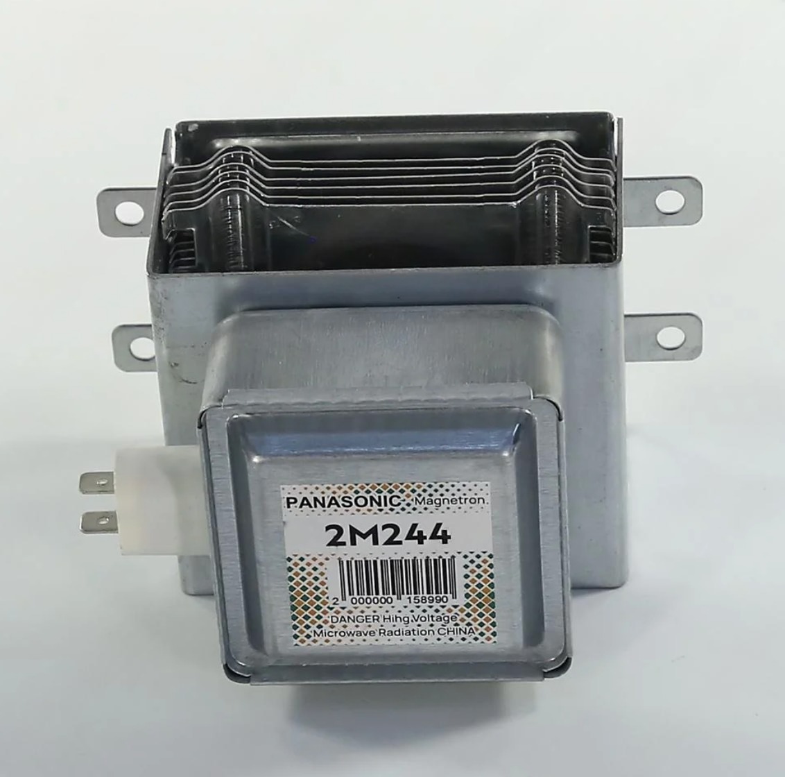 Магнетрон Panasonic 900W 6 пластин 4 отв 2M244-M6 разъём параллельно