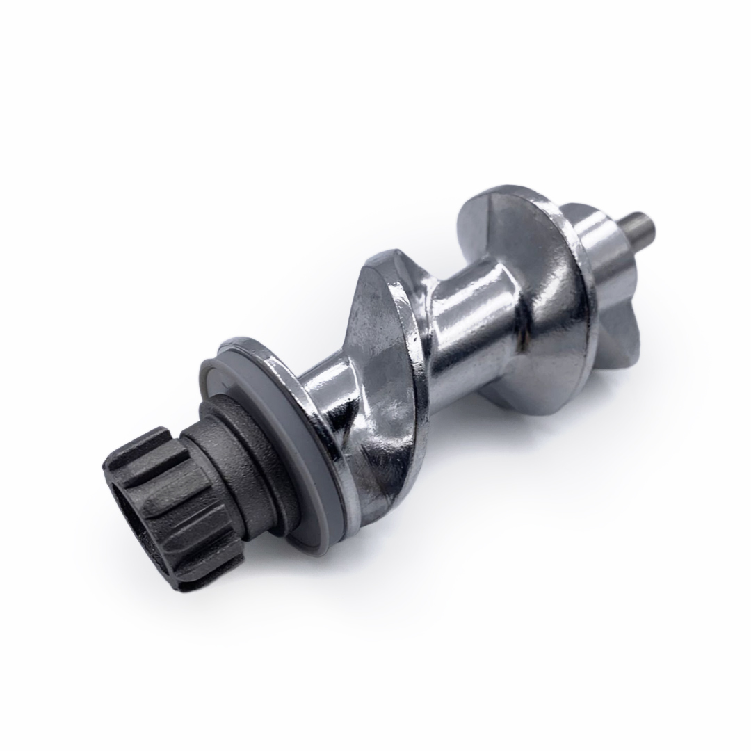 Шнек с алюминиевой муфтой и уплотнителем для мясорубки Bosch, Siemens MFW45020, 00753385 Шнек с алюминиевой муфтой и уплотнителем для мясорубки Bosch, Siemens MFW45020, 00753385