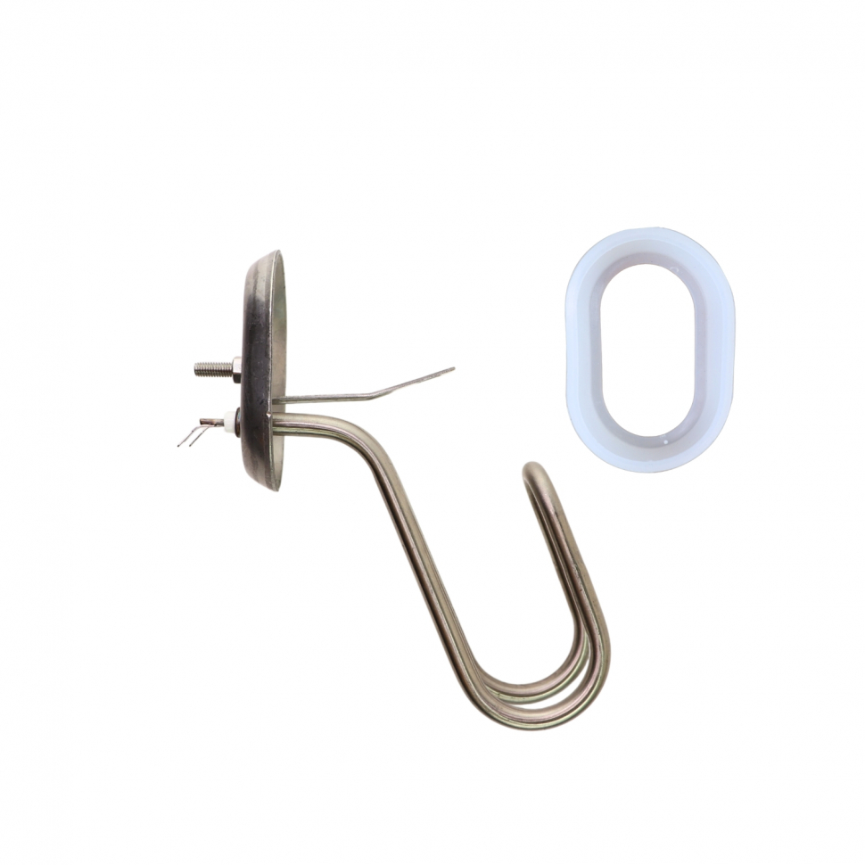 ТЭН 1500W для водонагревателя Ariston, нерж, овальный фланец RNSA + прокладка ТЭН 1500W для водонагревателя Ariston, нерж, овальный фланец RNSA + прокладка