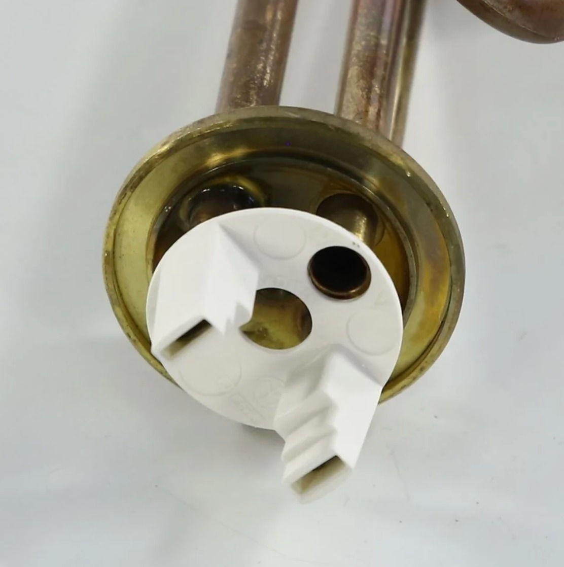 ТЭН водонагревателя 2500W 220V анод M5 медь L-148/265мм Reco Indesit, Ariston WTH114UN