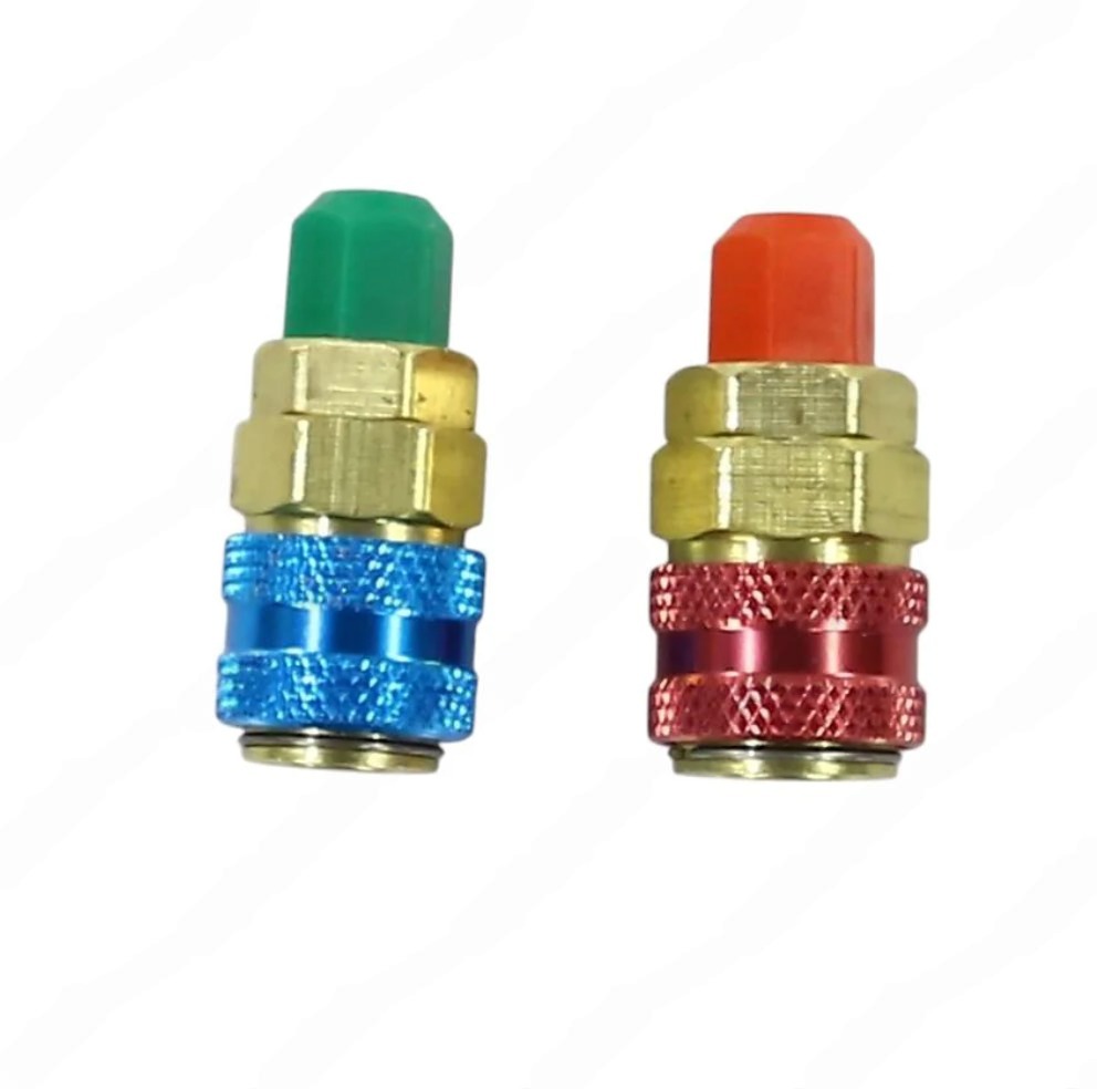 Вентиль быстросъемный 1/4дюйм SAE прямой QC-12 комплект DSZH