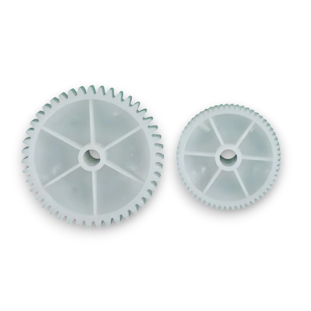 Шестеренка мясорубки Redmond D-68/50мм H36мм z43/15 прямая D-34/28мм H30мм z59/17 RMG-1212 RD009