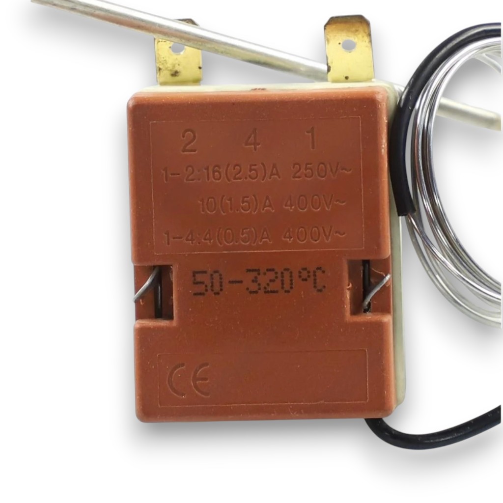 Терморегулятор духовки 50-320°, 16А, 1,5м для электроплит и духовок, 16332, 250V EP003