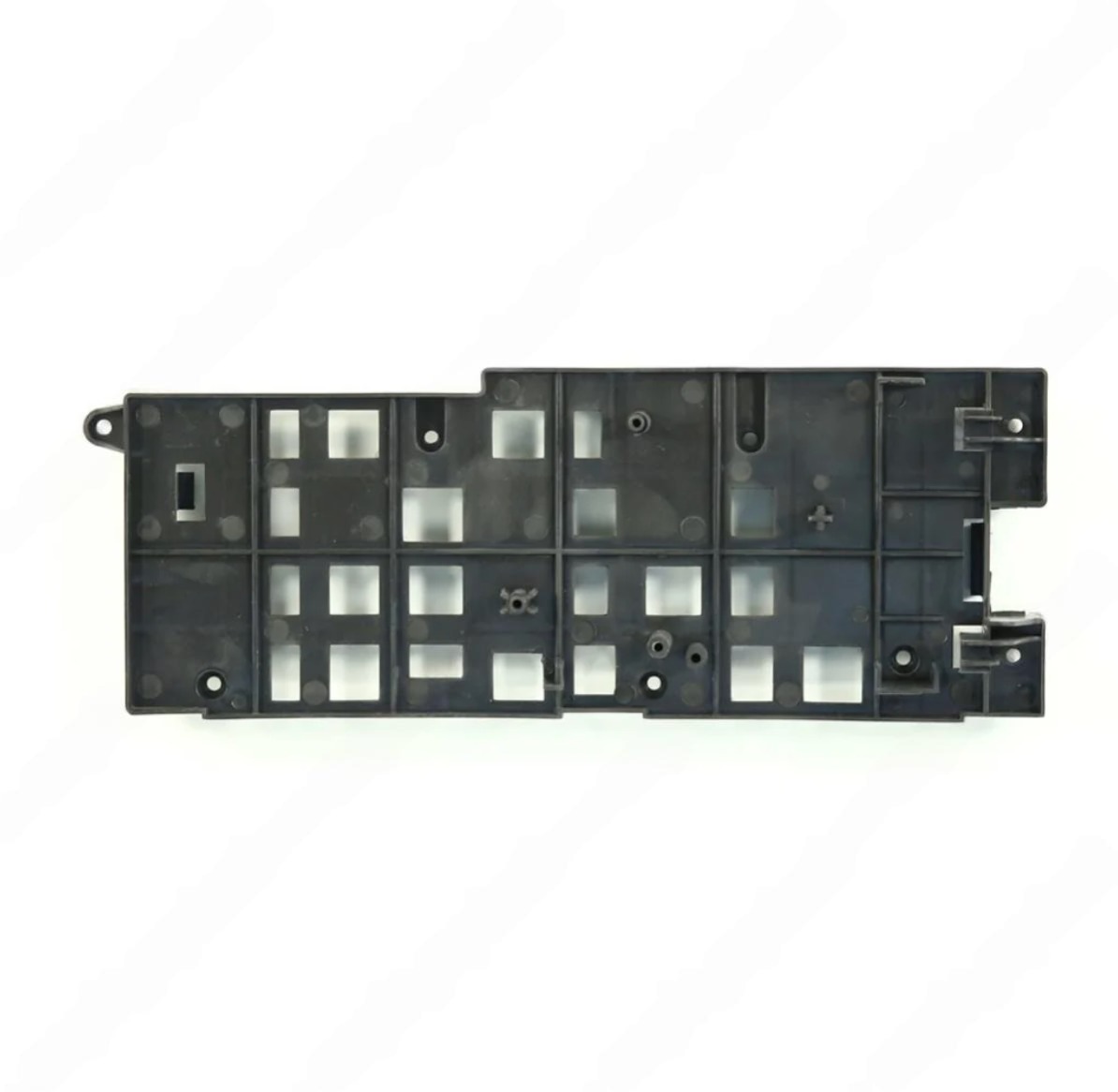 Корпус панели управления холодильника Indesit оригинал, Ariston, черный пластик, 597x55x38 мм C00857042