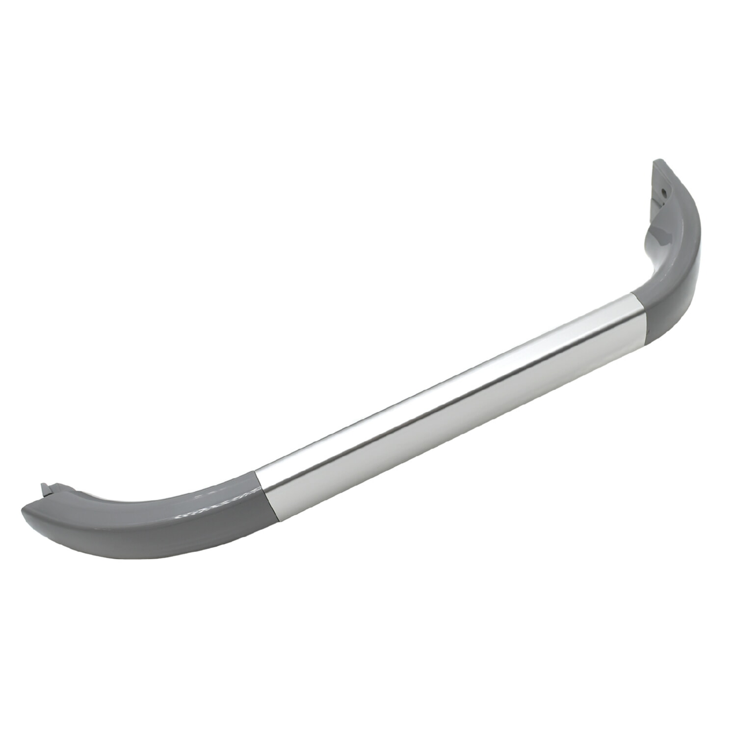 Ручка холодильника горизонтальная 315мм серебро с метал проставкой Bosch 701136 Оригинал