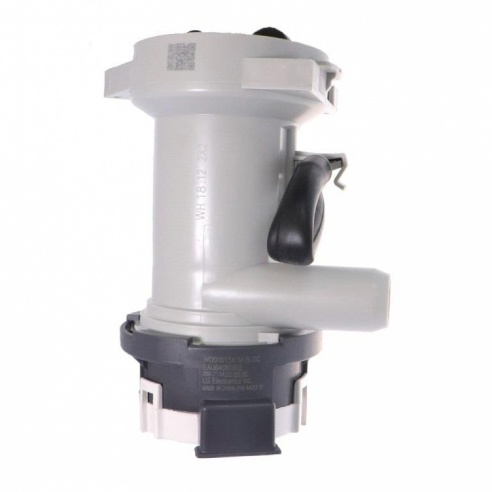 Помпа стиральной машины LG 26V в сборе с улиткой, фильтром, трубкой EAU64082902