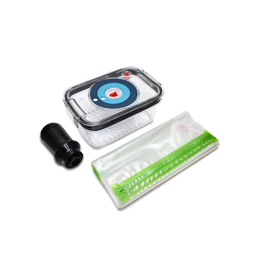 Набор вакуумирования продуктов 3 пакета объемом 3.8л 3 пакета объемом 1.2л контейнер 1.2л Bosch 17005343 Оригинал