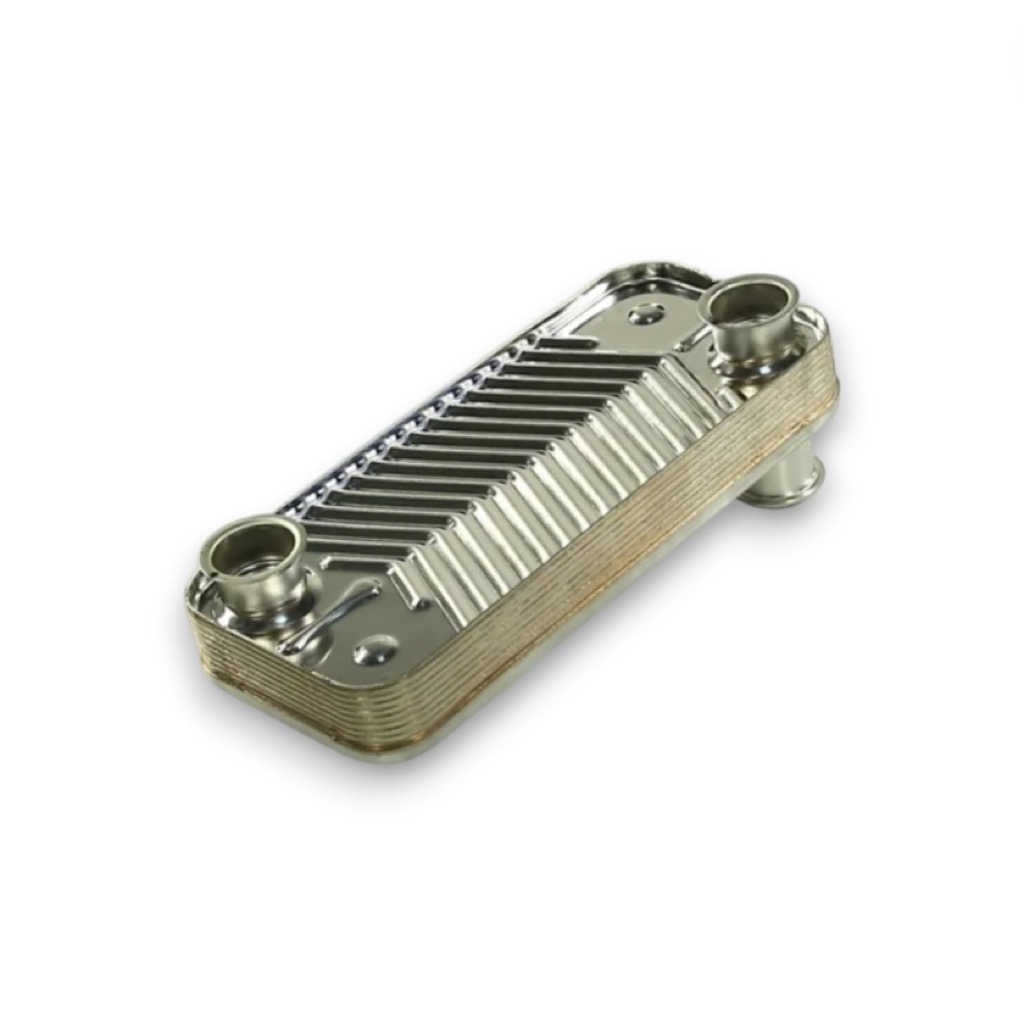 Теплообменник вторичный котла Navien ГВС HR12 13-24 кВт L 210мм W 100мм 30004995A