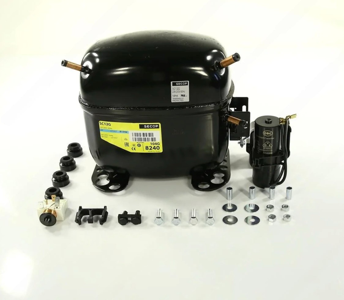 Компрессор Secop SC12G 248 Вт, R‑134a, LBP, в упаковке