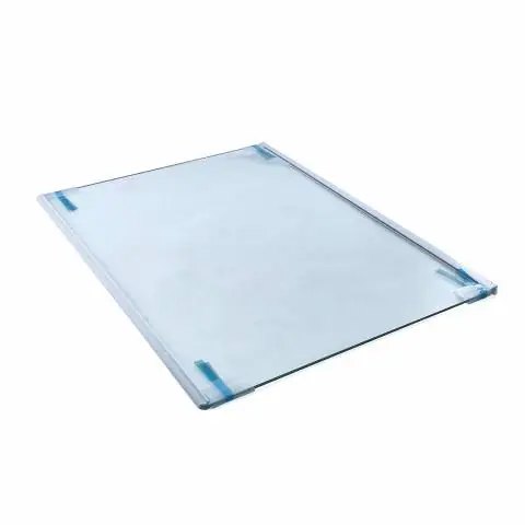 Стеклянная полка белого цвета для холодильников Haier 0060869859A