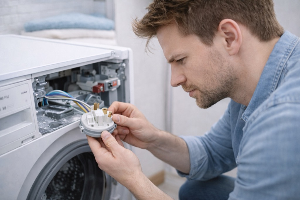 Замена прессостата стиральной машины