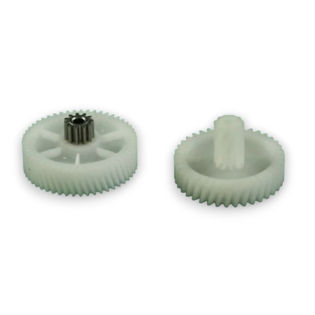 Шестеренка мясорубки Бриз D-42/11мм h25мм z50/11 D-41/11мм h25,5мм z38/11 металлическая вставка BRZ001