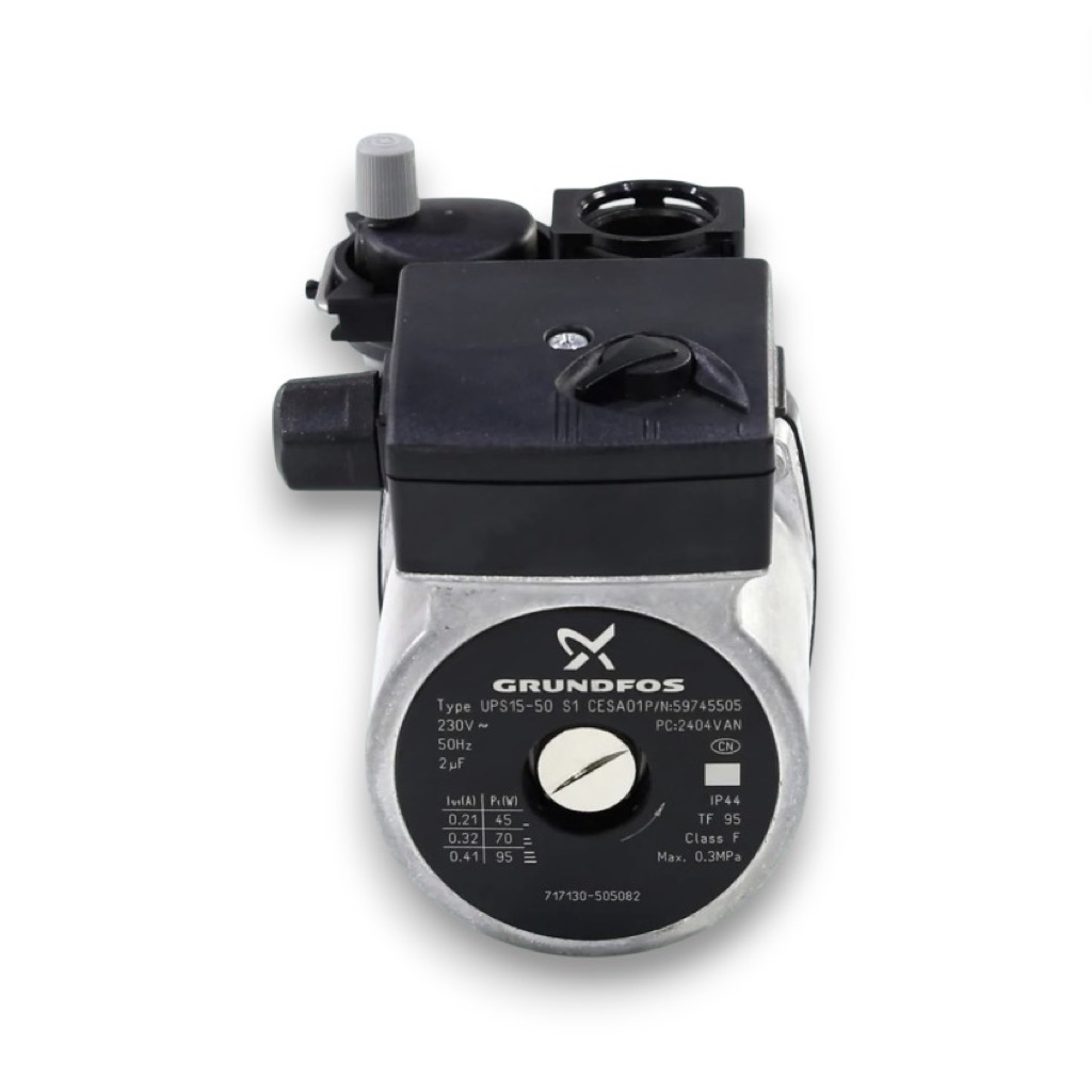 Насос циркуляционный котла 45/70/95W 0,34A 3 скорости Grundfos UPS 15-50 S1
