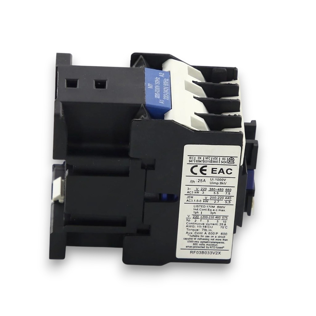 Контактор 12А 220V электромагнитный пускатель CJX2-1201, LC1D1210