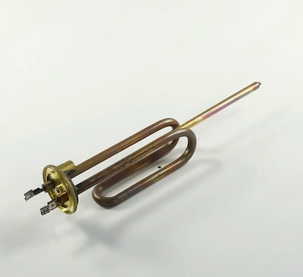 ТЭН водонагревателя 1500W 220V D-48мм анод M6 L-255мм медь Reco Indesit, Ariston FL WTH111UN