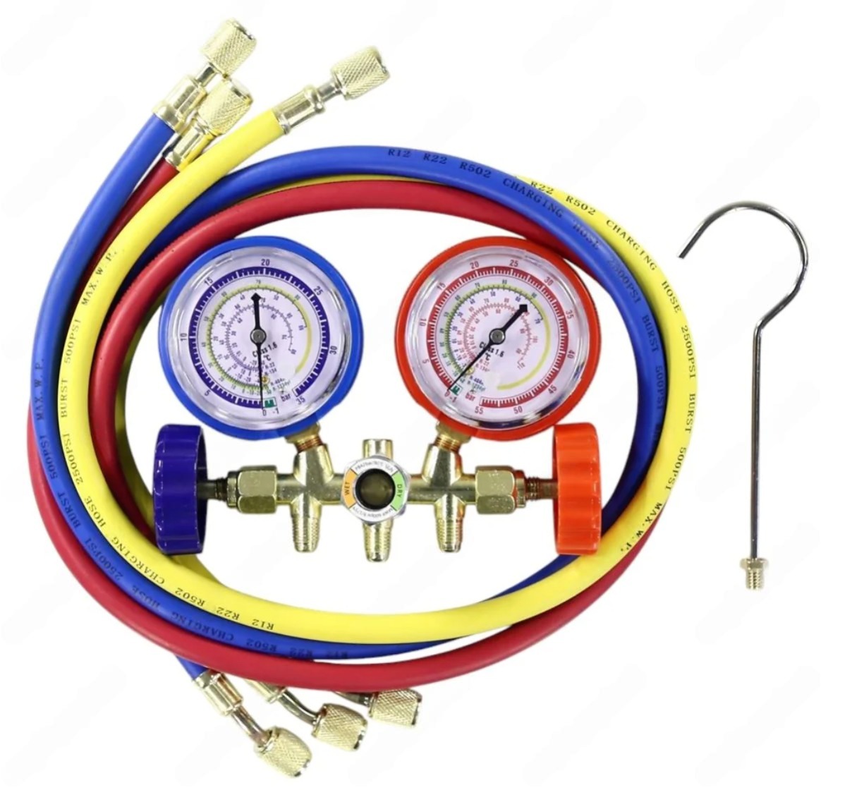 Коллектор 2 вентиля R22/134/404/1234 стекло L-90см Double-A