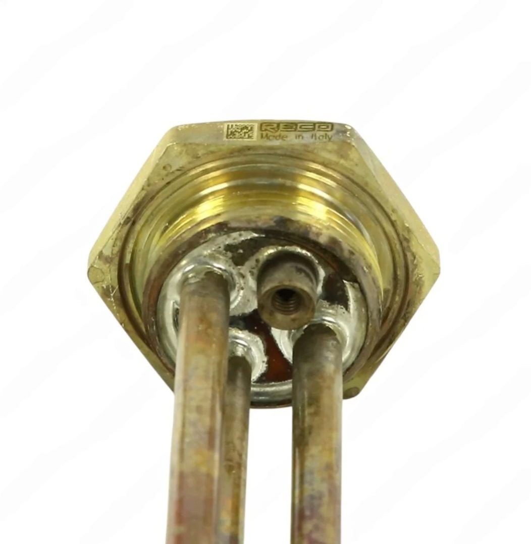 ТЭН водонагревателя 2000W 220V 1 1/4 дюйм D-55мм L-280мм медь Reco WTH142UN