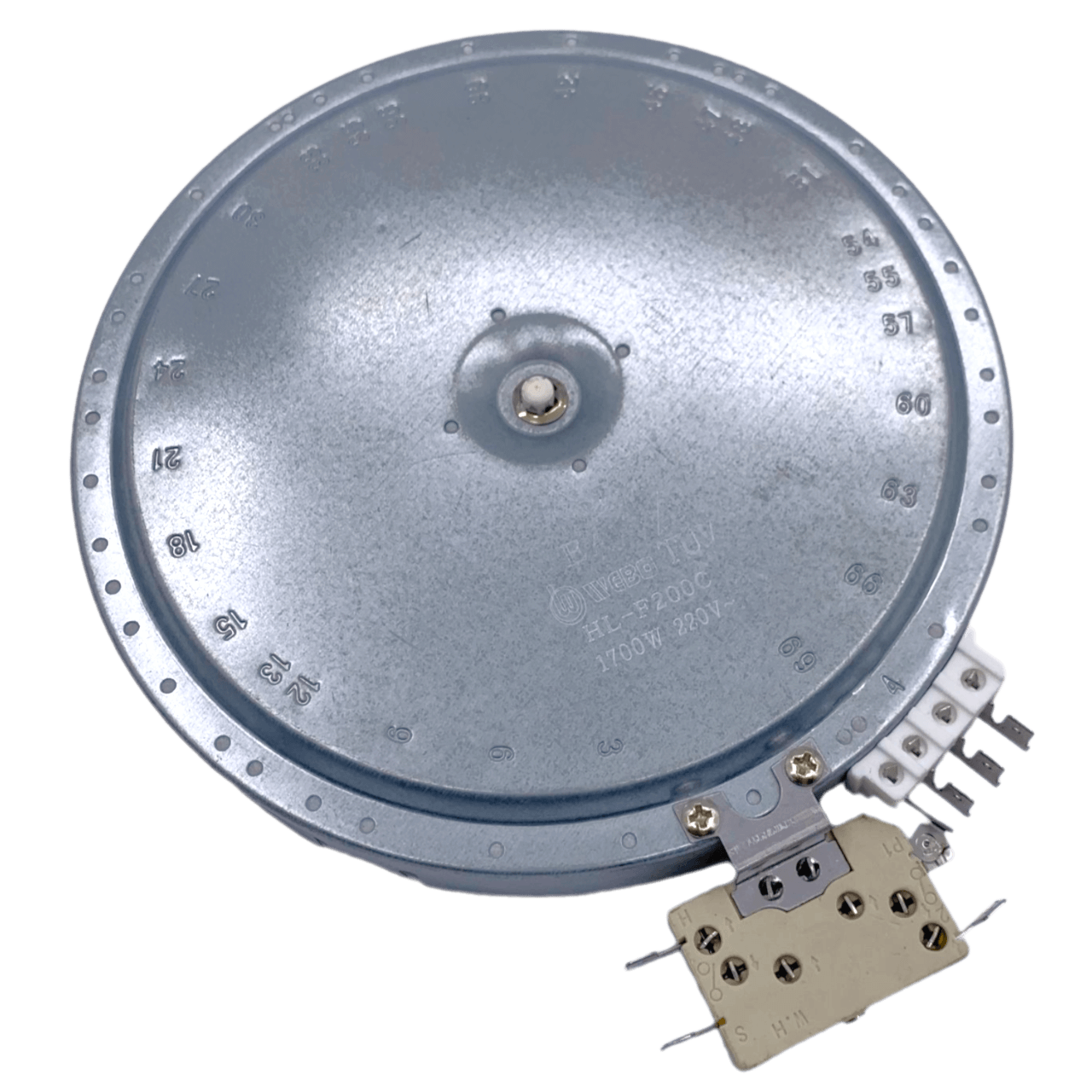 Конфорка для электроплиты Dexp, стеклокерамика WEBO 1700W HL-F200C, 6 клемм