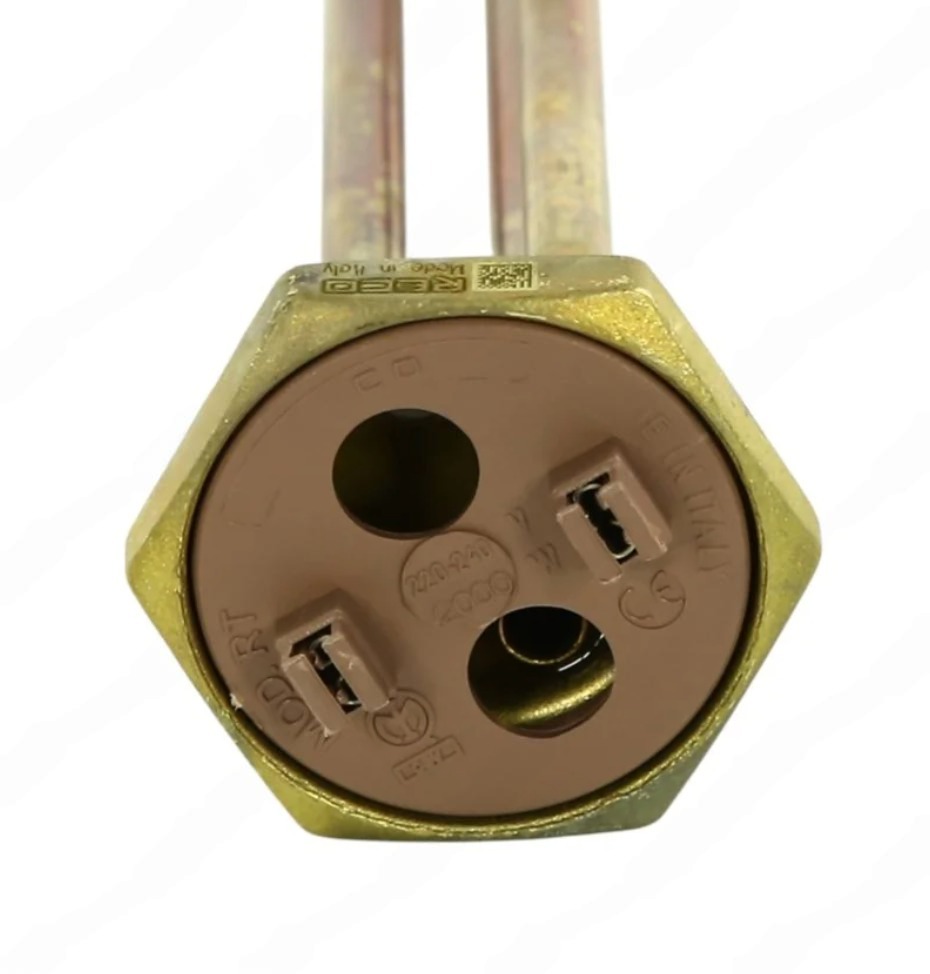 ТЭН водонагревателя 2000W 220V 1 1/4 дюйм D-55мм L-280мм медь Reco WTH142UN