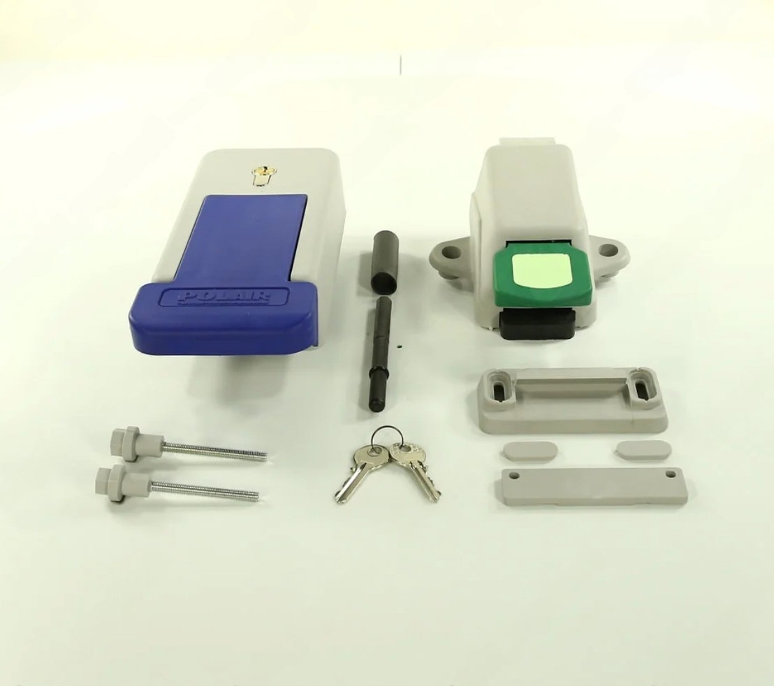 Ручка-замок для холодильной камеры Polair, в сборе 1060043D