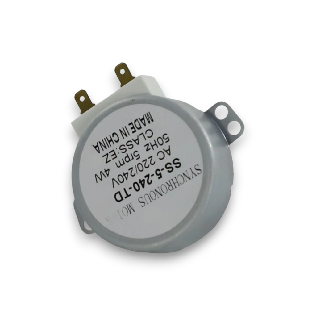 Мотор (Двигатель) вращения тарелки микроволновки (СВЧ-печи) 220V 4W 5 об/мин H17мм 2 контакта, 15962 для Ока SVCH037
