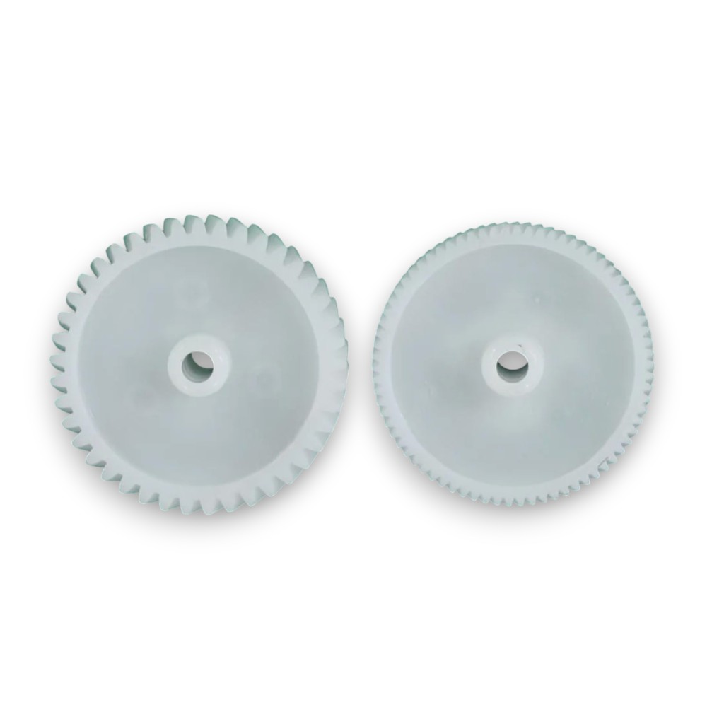 Шестеренка мясорубки Binatone D-66/23мм H32мм z41/9 D-63/32мм H28мм z74/19 комплект 2шт ZL011