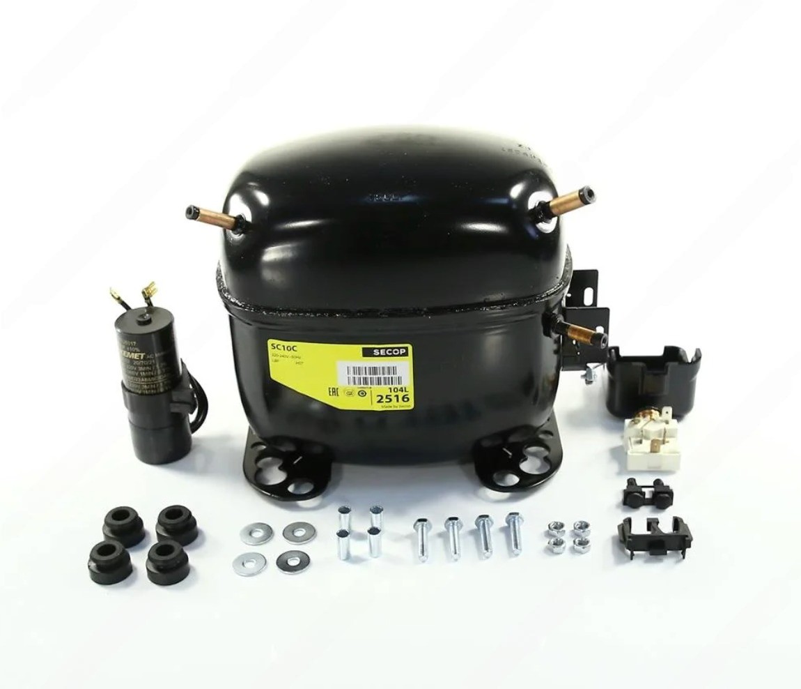 Компрессор Secop SC10C 341 Вт, R‑22, LBP, в упаковке