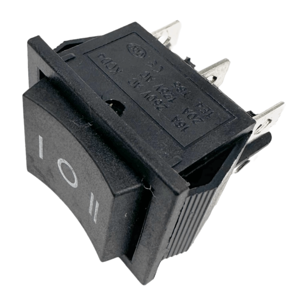 Выключатель одноклавишный Thermex 26x31 мм (15А, 250V) 3 положения, 6 контактов