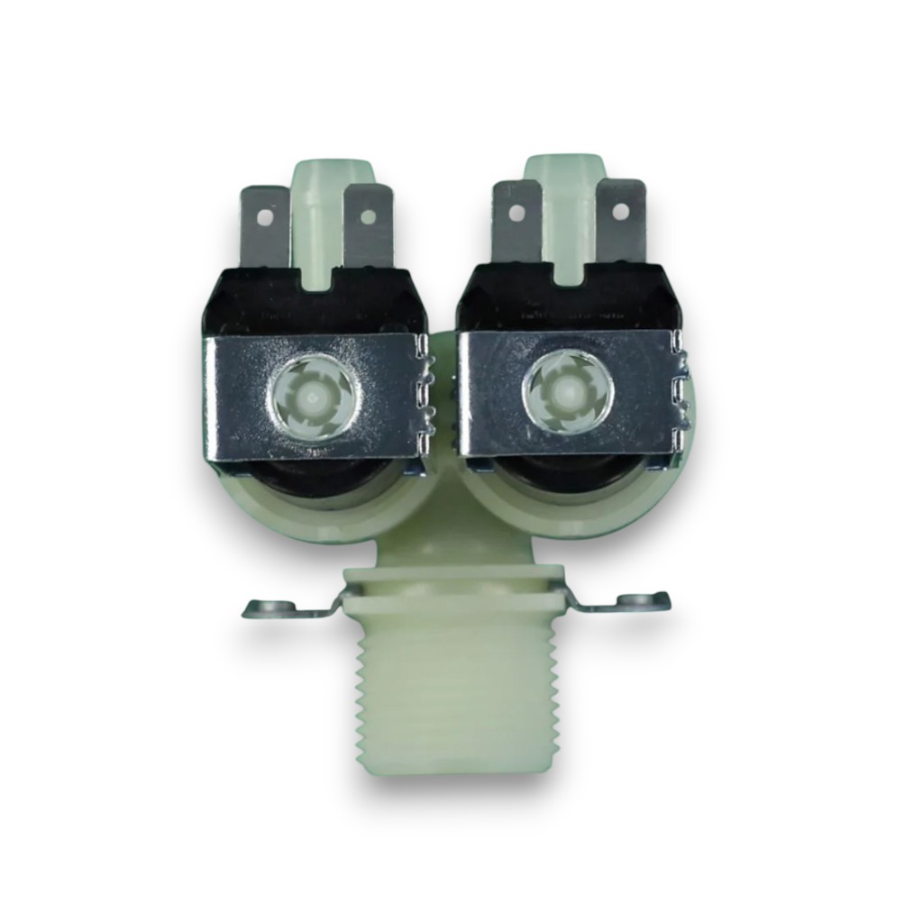 Заливной клапан стиральной машины 2 180˚ D-12мм клеммы 220V Elbi VAL220UN, 00208085