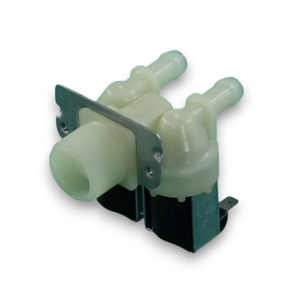 Заливной клапан стиральной машины 2 180˚ D-12мм клеммы 220V Elbi VAL220UN, 00208085