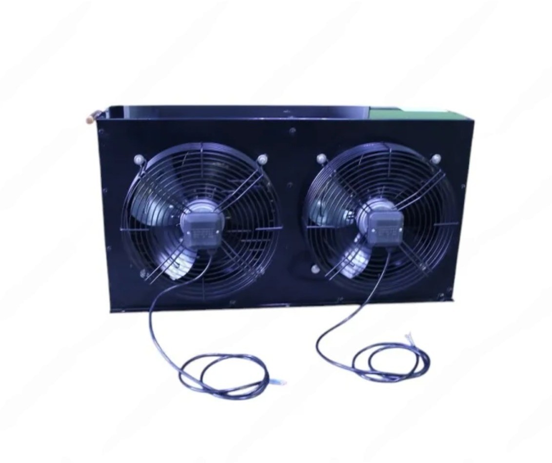 Конденсатор CD‑21 21 м² Ø350 мм в сборе с вентилятором YZF 34 и решёткой