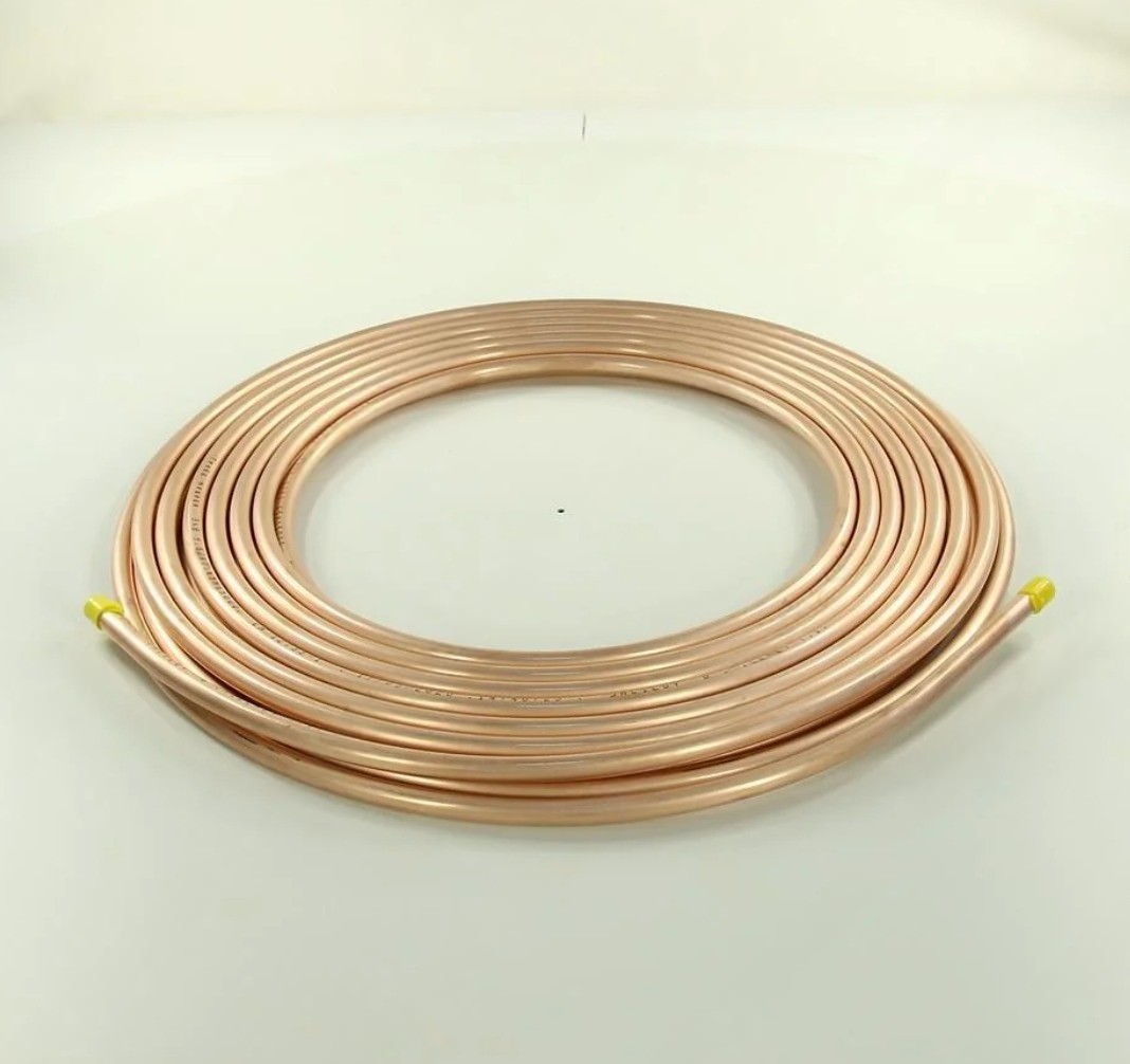 Медная труба Ø3/8″ (9,52×0,60 мм), бухта 50 м, Узбекистан