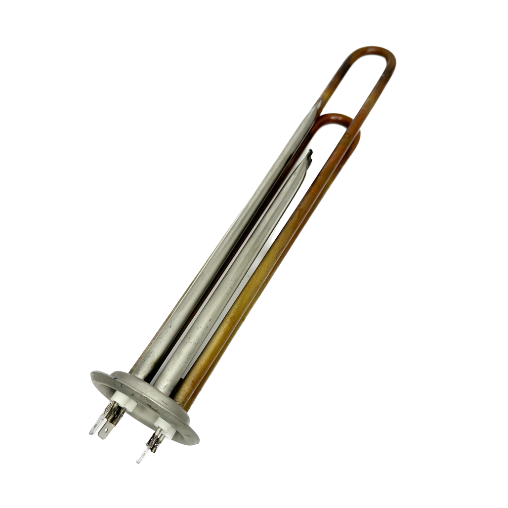 ТЭН водонагревателя RF 2000W(700+1300), МЕДЬ, D64, М4, клеммы под разъем, L300 мм, 20052, 3401309, 066052 ТЭН водонагревателя RF 2000W(700+1300), МЕДЬ, D64, М4, клеммы под разъем, L300 мм, 20052, 3401309, 066052