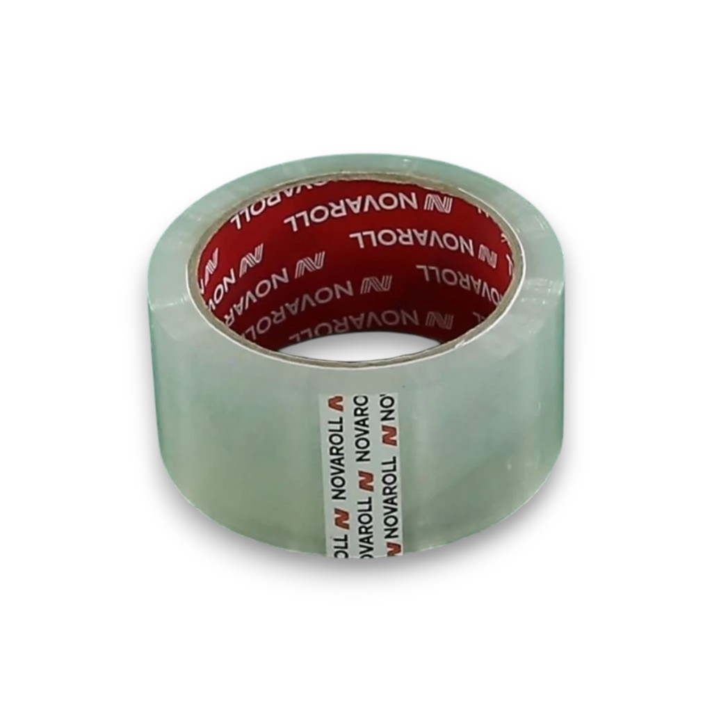 Лента самоклеющаяся 48мм x 100м прозрачный, скотч для упаковки, двуосноориентированный полипропилен 21017005