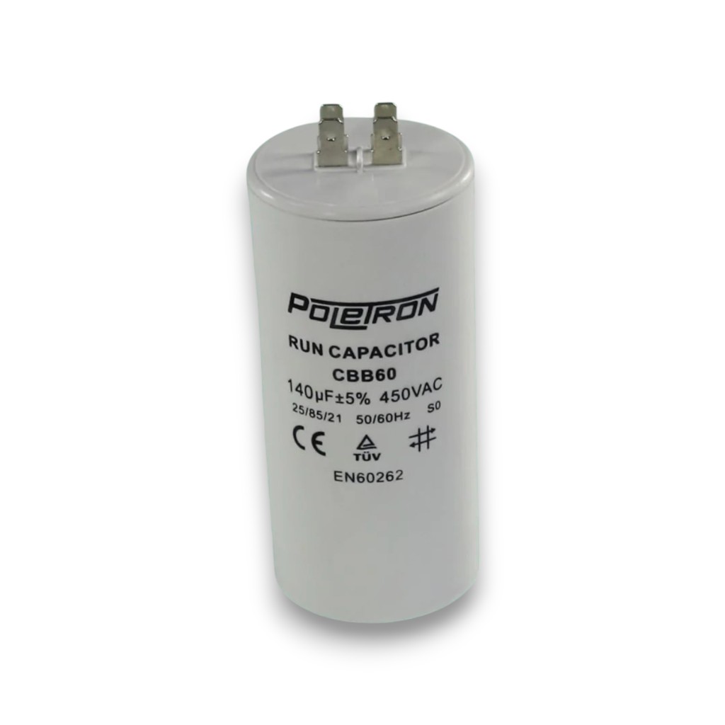 Конденсатор CBB60 140 мкф 450V пластик CAP546UN