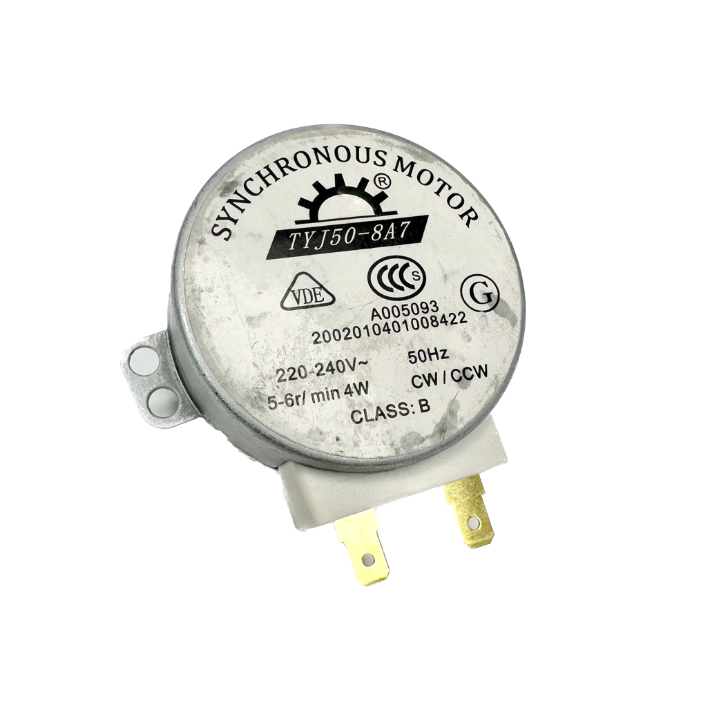 Двигатель вращения поддона СВЧ 220V 4W 4rpm шток 12mm пластиковый шток