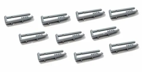 Фиксатор верхней корзины (задний) Whirlpool 481246279981 BEKO 1880580400 комплект - 10шт