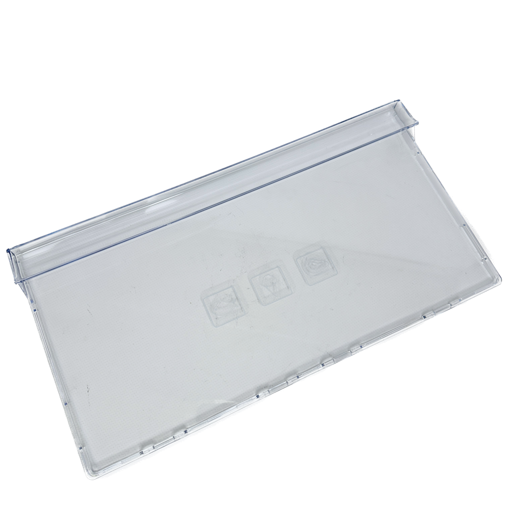 Панель (щиток) нижнего ящика морозильной камеры холодильника Beko 403х209 мм 4640630100