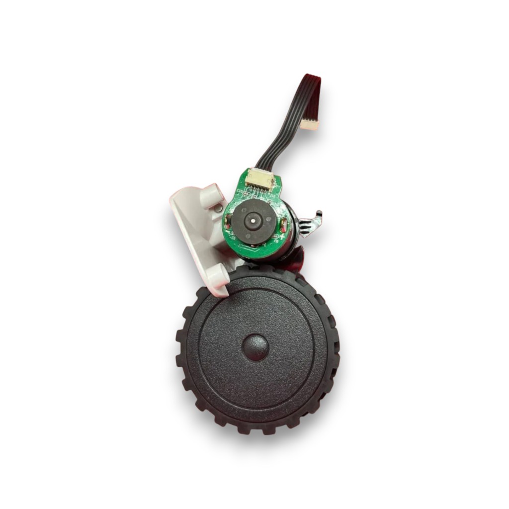 Колесо пылесоса-робота Redmond RV-R670S в сборе с мотором ЛЕВОЕ