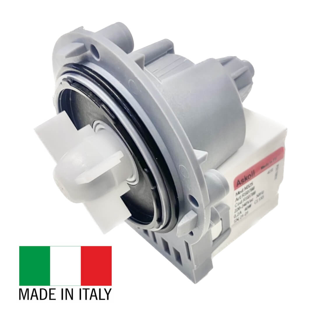 Сливная помпа (насос) для стиральной машины Candy, Hansa 40w, 3 винта 49002228