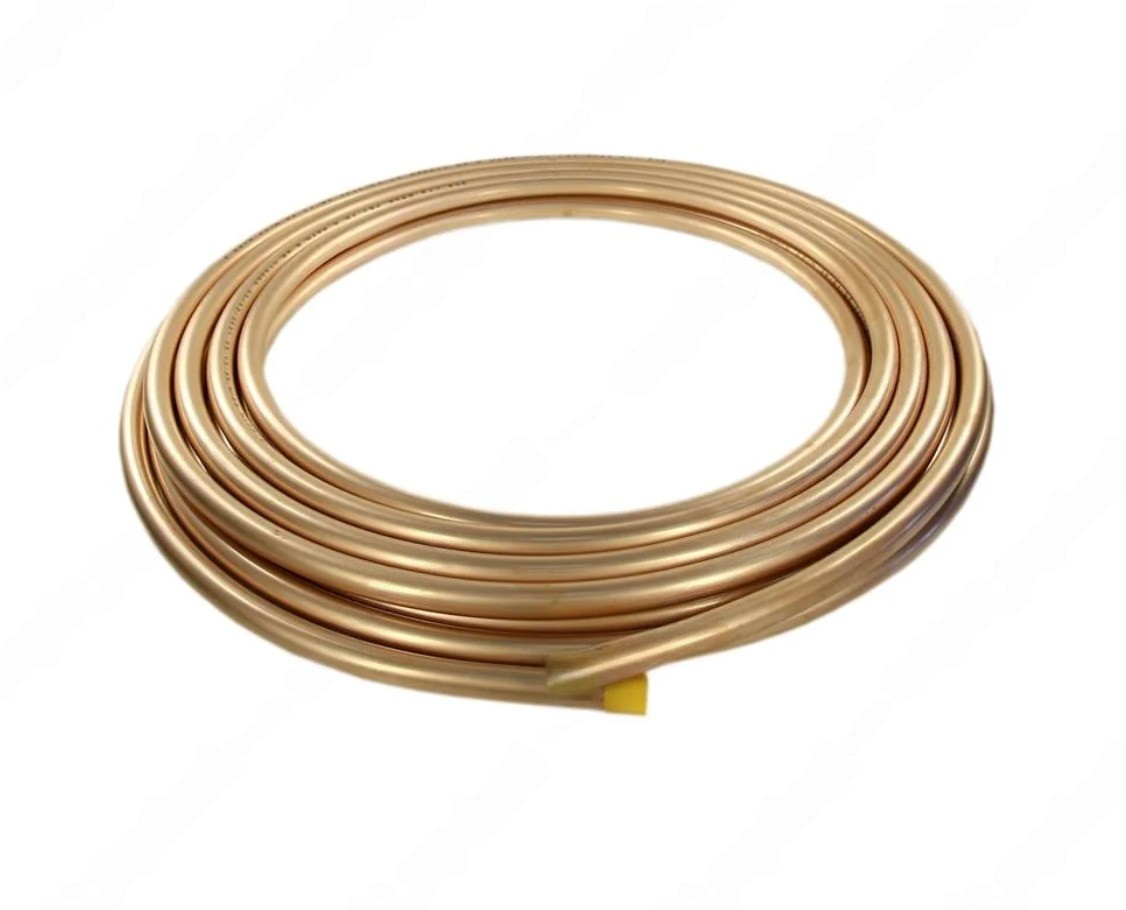 Медная труба D3/4 дюйм (19,05x0,75 мм), бухта 15 м, Узбекистан