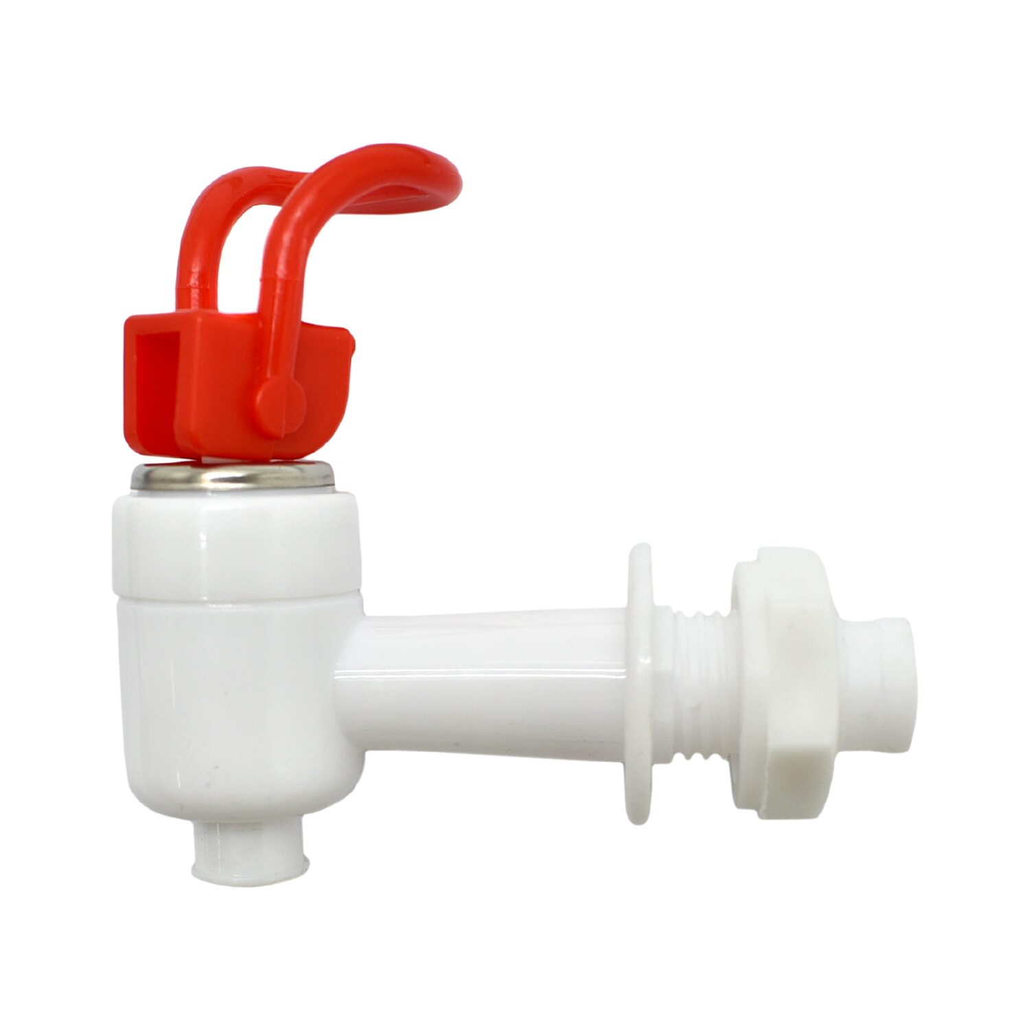 Кран Горячей воды внешняя резьба D=16мм 021224 КРАСНЫЙ