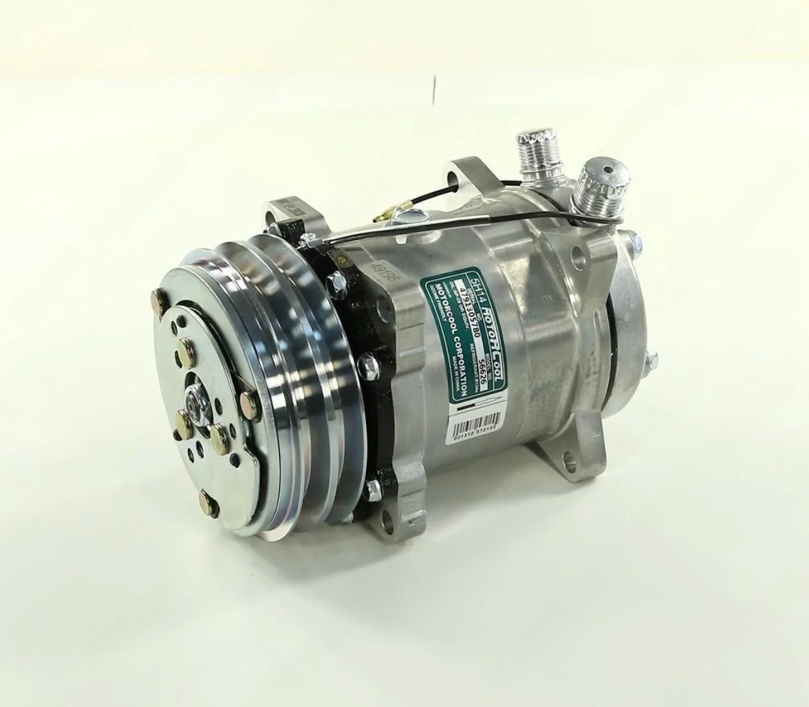 Компрессор автокондиционера DY5H14 12V A2, шкив 2-руч.