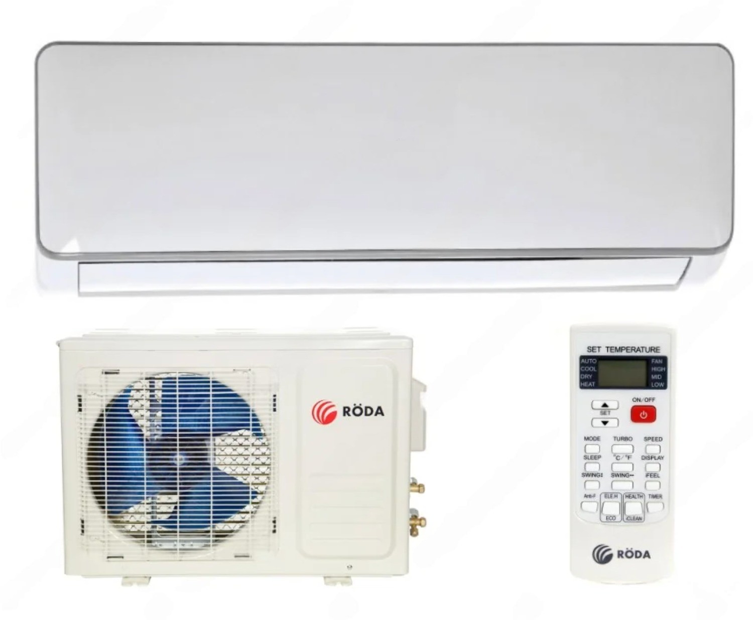 Сплит система инверторная RODA 07 охлаждение и обогрев