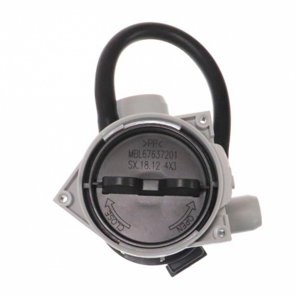 Помпа стиральной машины LG 26V в сборе с улиткой, фильтром, трубкой EAU64082902